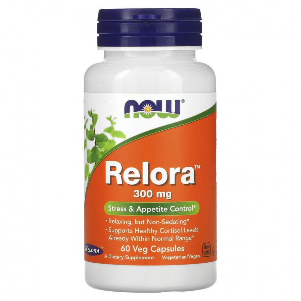 ���� ������ (Iherb) NOW Foods, Relora, 300 ��, 60 ������������ ������, ������ �� 1790 ���