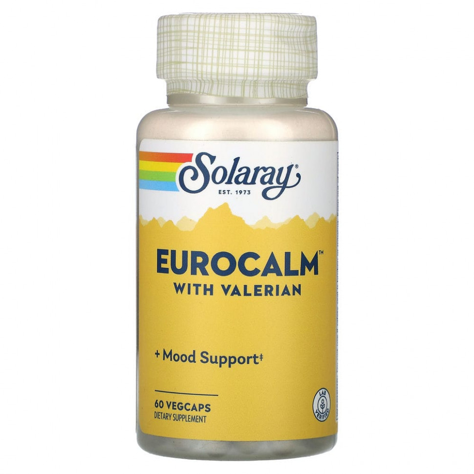 ���� ������ (Iherb) Solaray, �������� � ����������, 60 �������������� ������, ������ �� 2030 ���