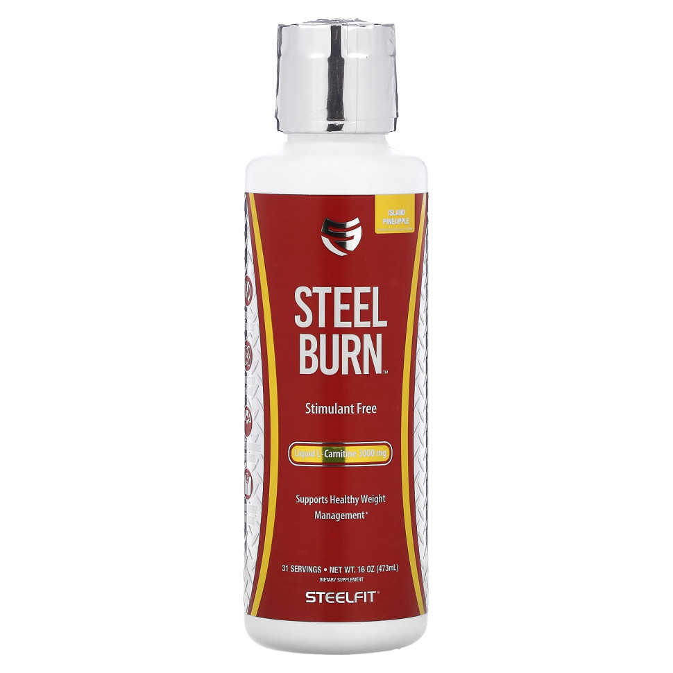 ���� ������ (Iherb) SteelFit, Steel Burn, ��������� ������, 3000 ��, 473 �� (16 �����), ������ �� 6540 ���