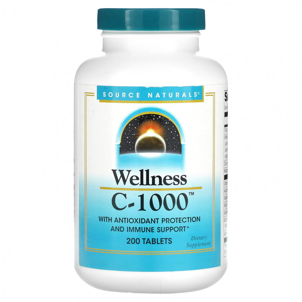 ���� ������ (Iherb) Source Naturals, Wellness, C-1000`` 200 ��������, ������ �� 5400 ���