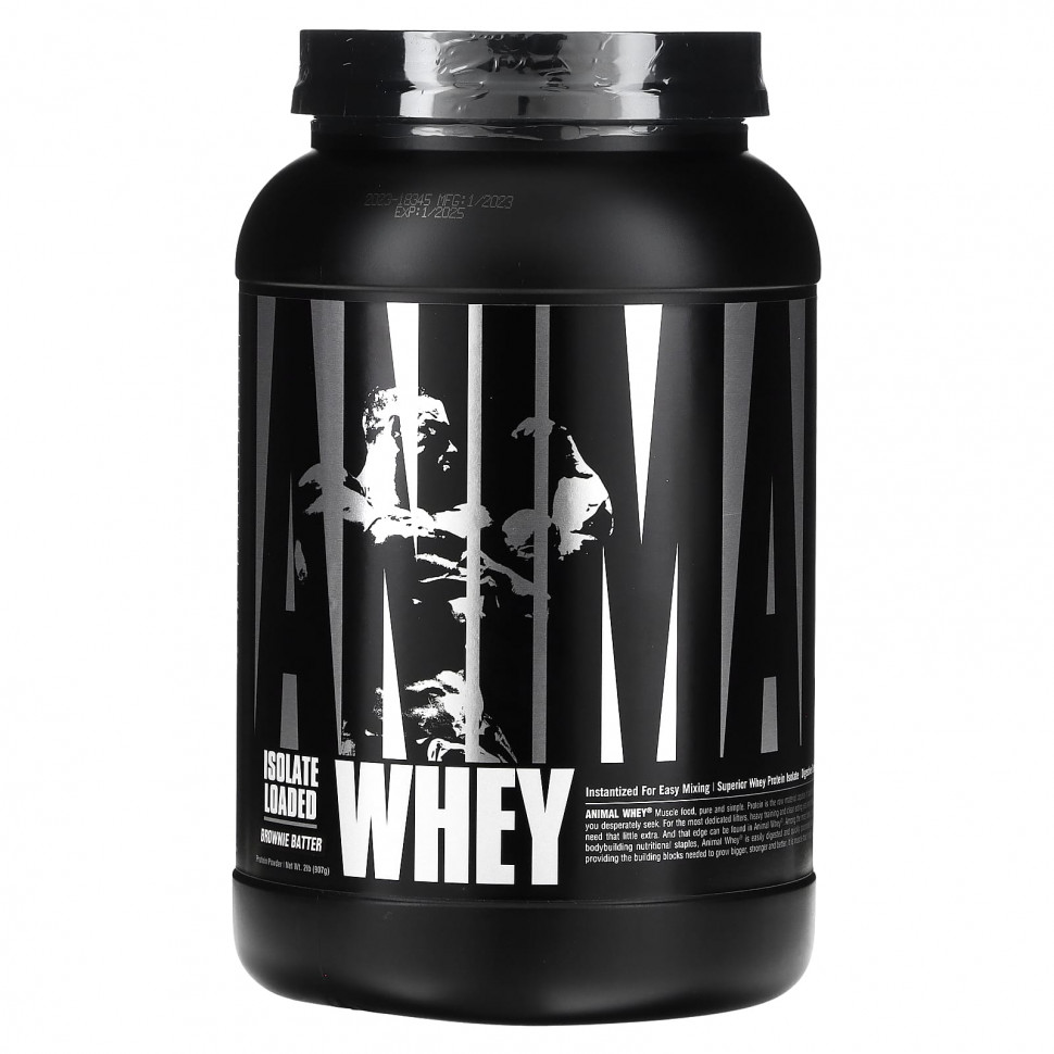 ���� ������ (Iherb) Universal Nutrition, Animal Whey, ����� ��� ������, 907 � (2 �����), ������ �� 9780 ���