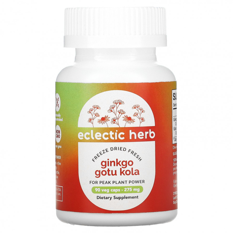 ���� ������ (Iherb) Eclectic Institute, ��������������� ������ ������ � ���� ����, 275 ��, 90 �������������� ������, ������ �� 3780 ���