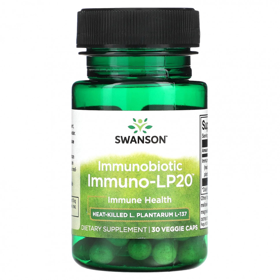 ���� ������ (Iherb) Swanson, Immunobiotic, Immuno-LP20, 30 ������������ ������, ������ �� 1970 ���