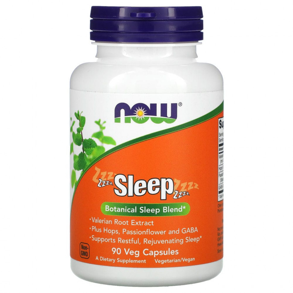 ���� ������ (Iherb) NOW Foods, Sleep, ������������ ����� ��� ���, 90 ������������ ������, ������ �� 2930 ���