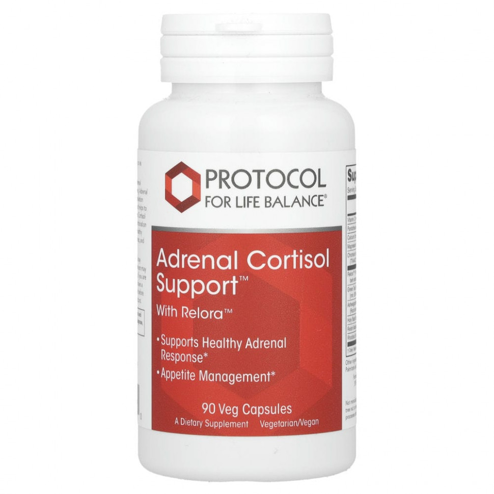 ���� ������ (Iherb) Protocol for Life Balance, Adrenal Cortisol Support � Relora, �������� ��� ��������� �������������, 90 ������������ ������, ������ �� 4340 ���