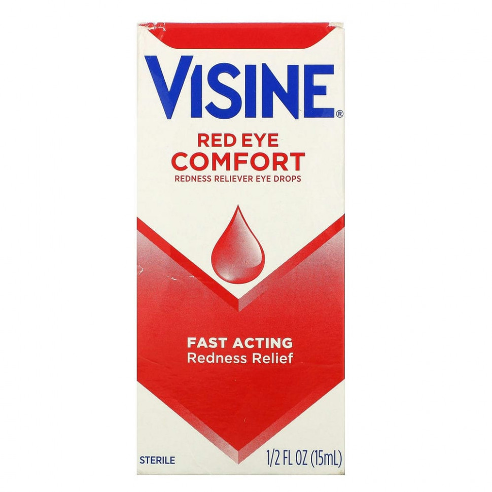���� ������ (Iherb) Visine, Red Eye Comfort, ������� ����� ��� ������ �����������, 15 �� (1,5 ����. �����), ������ �� 1320 ���
