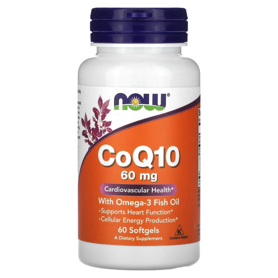   (Iherb) NOW Foods,  Q10, 60 , 60      -     , -, 