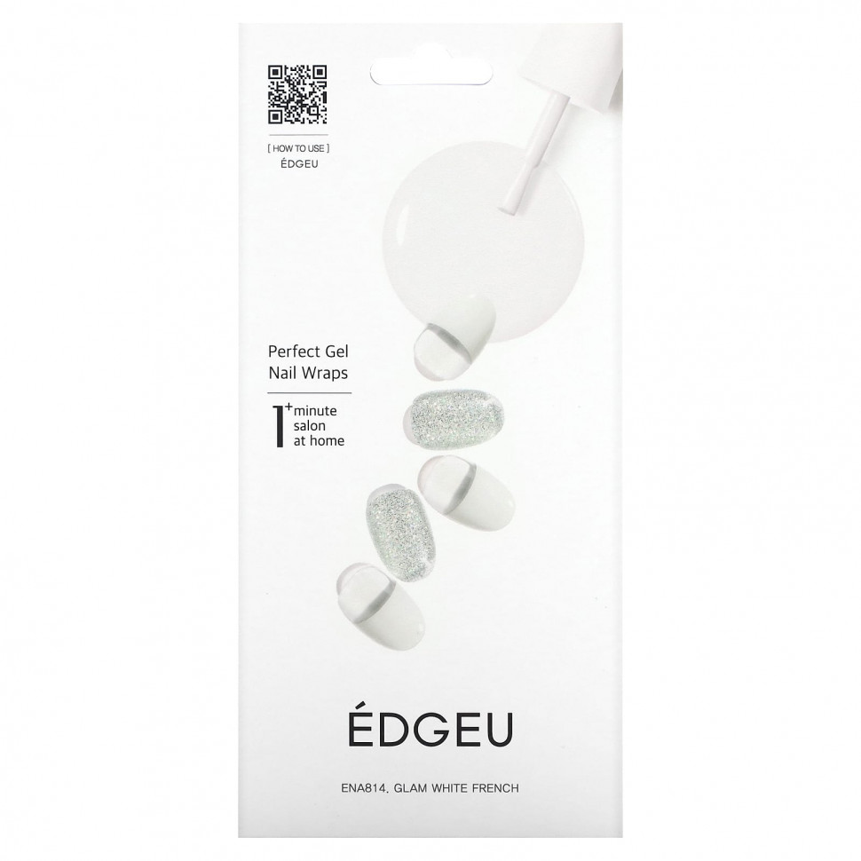   (Iherb) Edgeu, Perfect Gel Nail Wraps, ENT814,    ,   16     -     , -, 