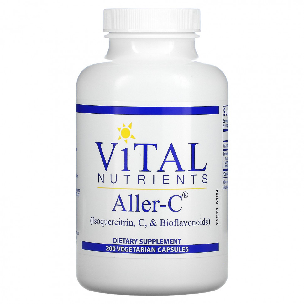   (Iherb) Vital Nutrients, Aller-C, 200      -     , -, 