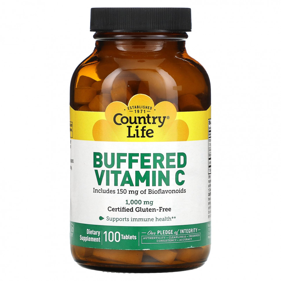   (Iherb) Country Life,   C, 1000 , 100     -     , -, 