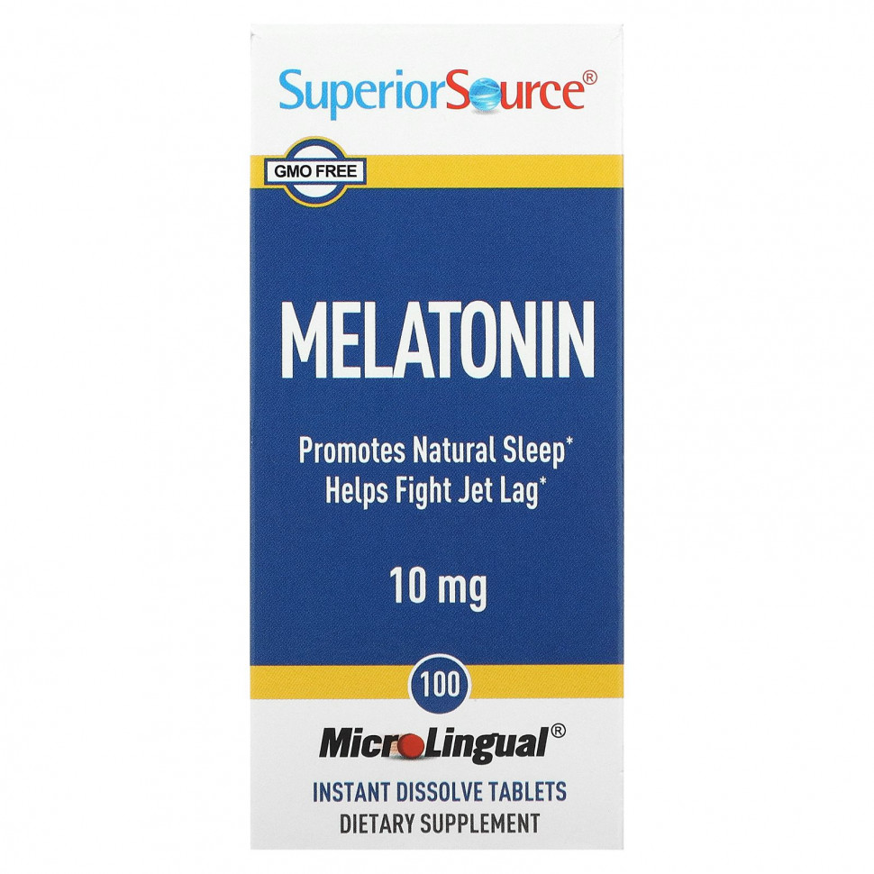 ���� ������ (Iherb) Superior Source, MicroLingual, ���������, 10 ��, 100 ����������������� ��������, ������ �� 3590 ���
