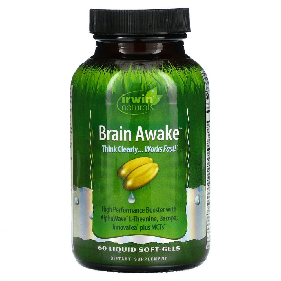   (Iherb) Irwin Naturals, Brain Awake, 60       -     , -, 