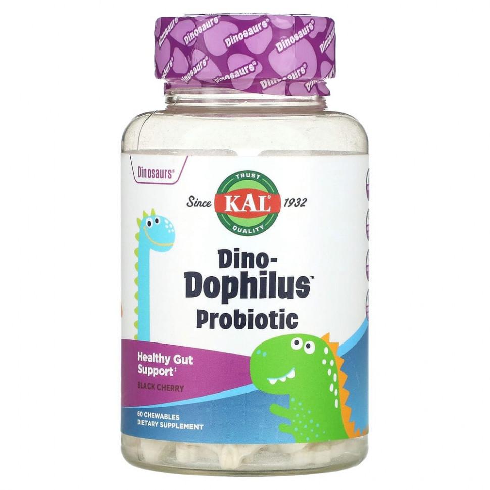   (Iherb) KAL, Dinosaurs, Dino-Dophilus,    , 60      -     , -, 