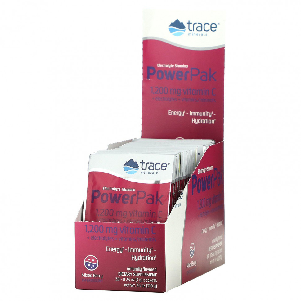   (Iherb) Trace Minerals , Electrolyte Stamina PowerPak,  , 30   7  (0,25 )    -     , -, 