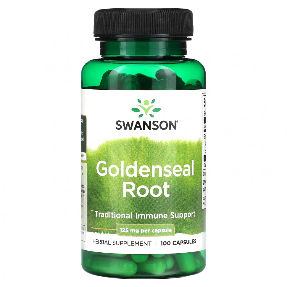   (Iherb) Swanson,  , 125 , 100     -     , -, 