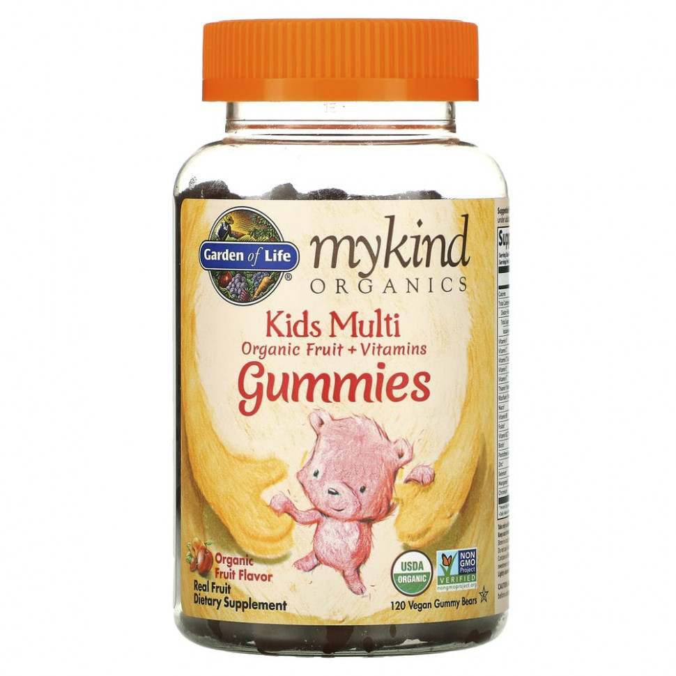 ���� ������ (Iherb) Garden of Life, MyKind Organics, Kids Multi, ������� �������������� �� ������ ������������ �������, 120 ��������� ����������� �����, ������ �� 5380 ���