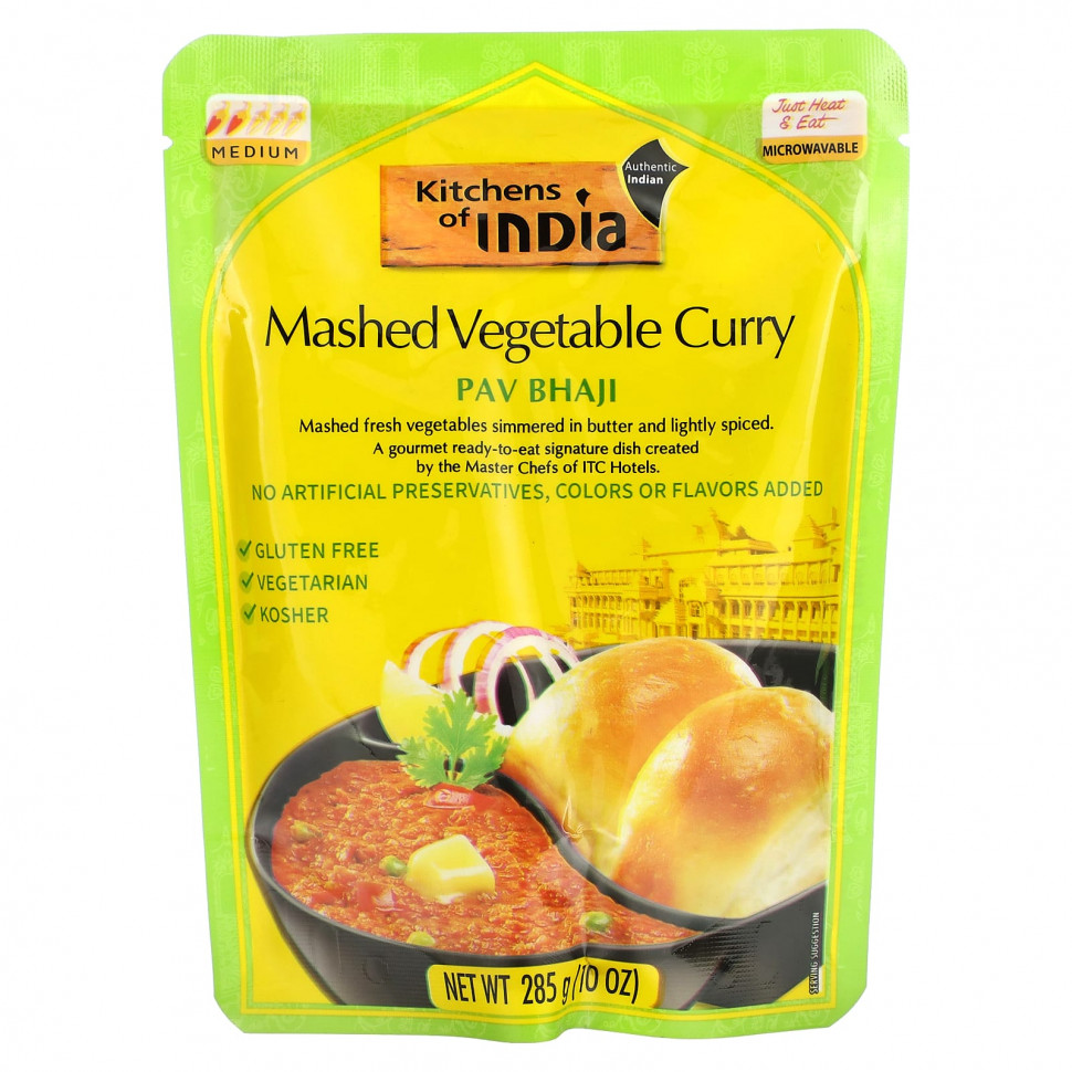 ���� ������ (Iherb) Kitchens of India, ��� ������, ������� ���� �����, ������� ����, 285 � (10 �����), ������ �� 970 ���