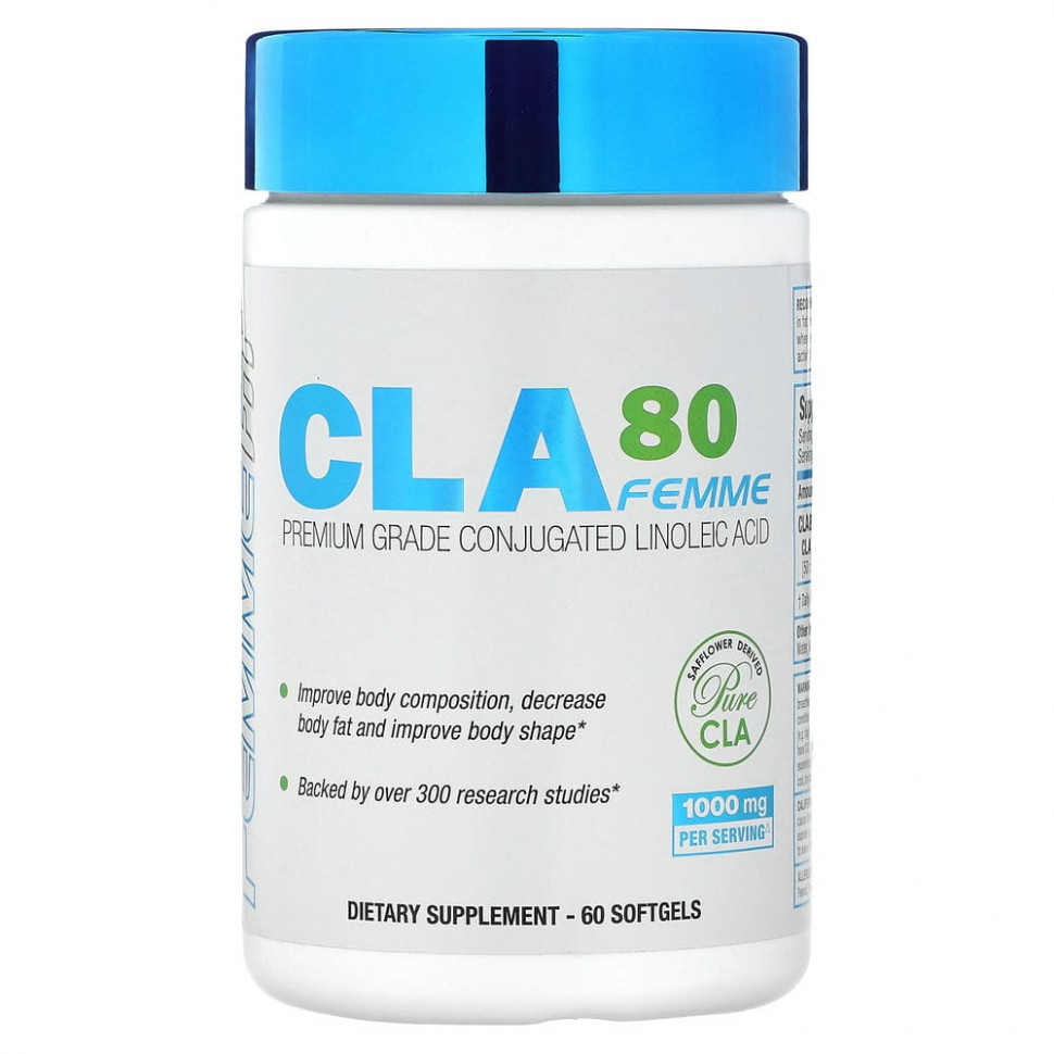   (Iherb) ALLMAX, CLA80 Femme,     , 1000 , 60      -     , -, 