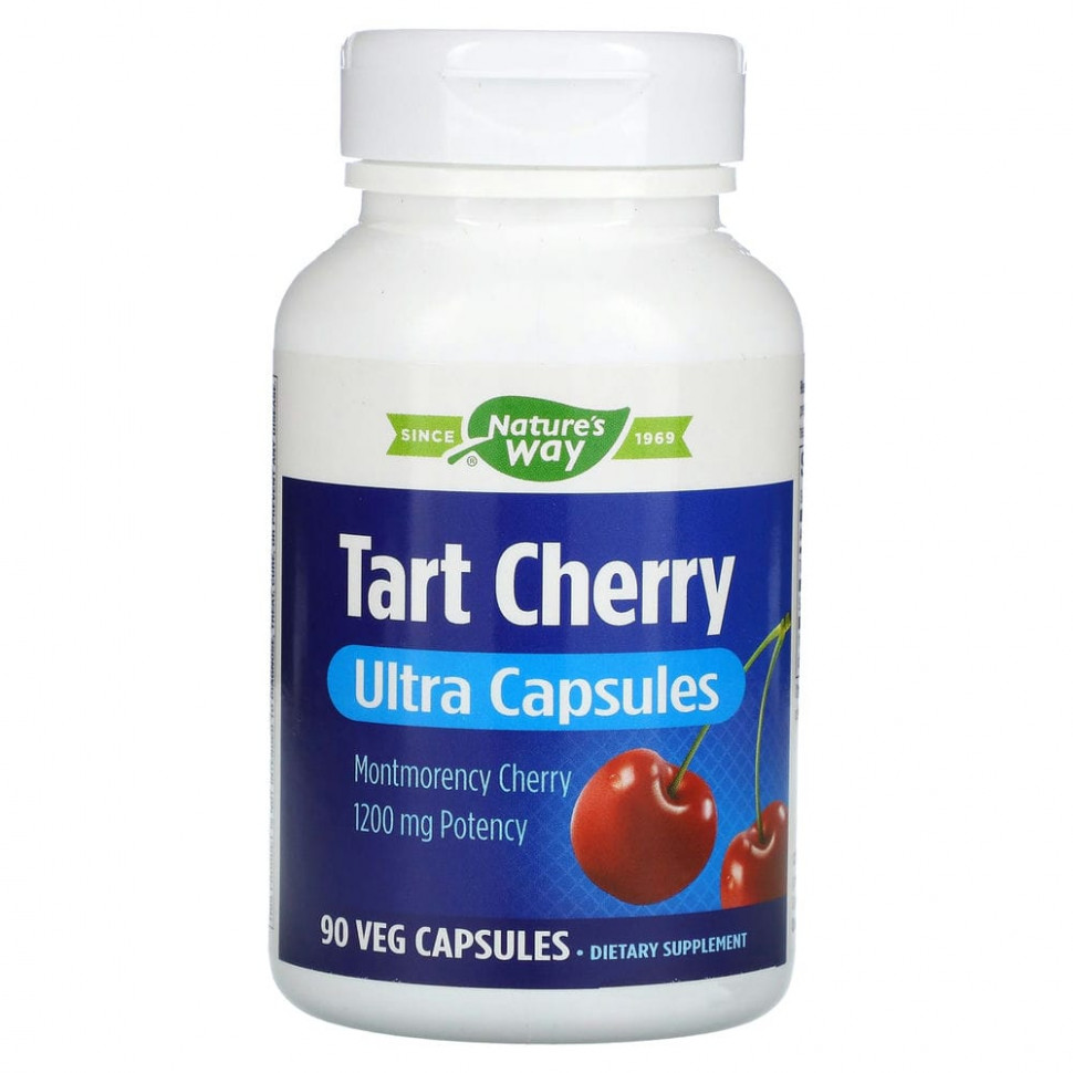 ���� ������ (Iherb) Enzymatic Therapy, Tart Cherry, �������������, 1200 ��, 90 ������������ ������, ������ �� 4170 ���