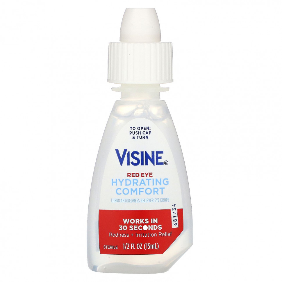 ���� ������ (Iherb) Visine, Red Eye Hydrating Comfort, ������� ����� ��� ���������� � ������ �����������, 15 �� (0,5 ����. �����), ������ �� 1390 ���