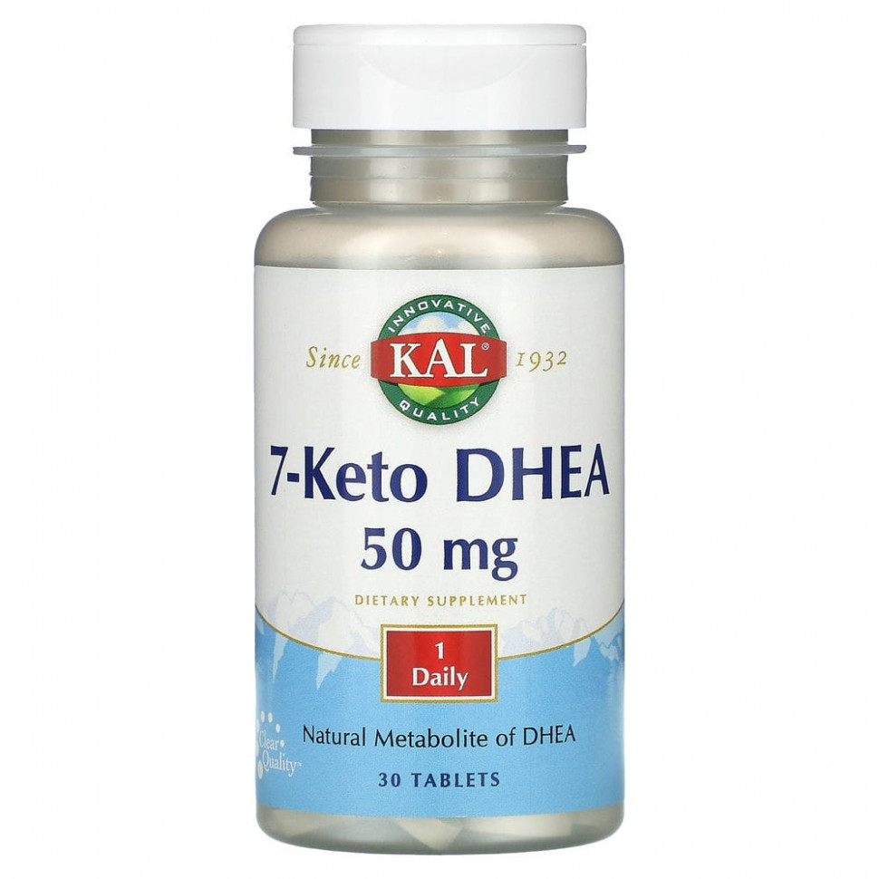 ���� ������ (Iherb) KAL, 7-����-����, 50 ��, 30 ��������, ������ �� 3050 ���