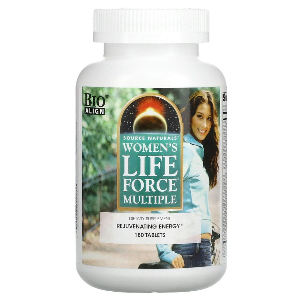   (Iherb) Source Naturals, Women's Life Force Multiple, 180     -     , -, 