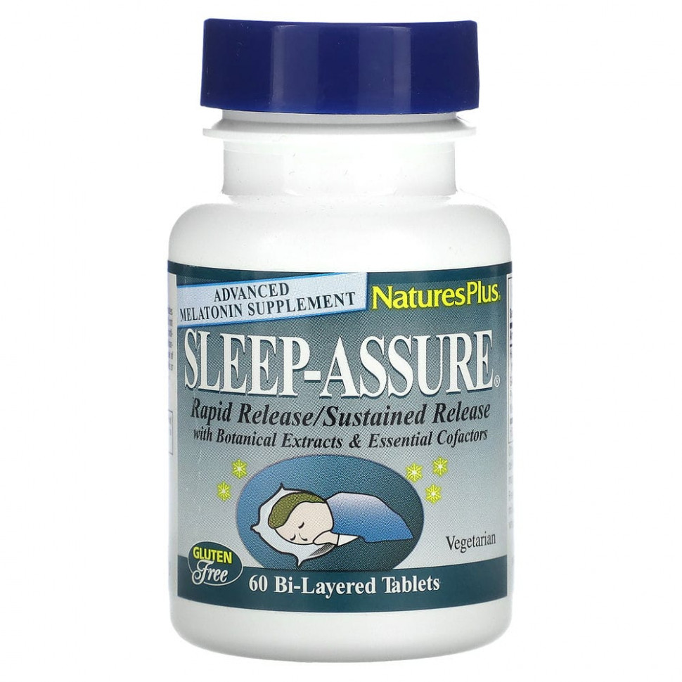 ���� ������ (Iherb) NaturesPlus, Sleep Assure, 60 ����������� ��������, ������ �� 3680 ���