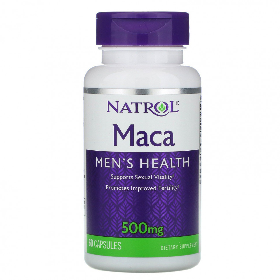 ���� ������ (Iherb) Natrol, Ma�a, 500 ��, 60 ������, ������ �� 1980 ���