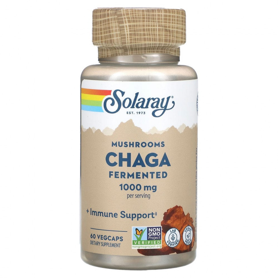 ���� ������ (Iherb) Solaray, ���������������� ����, ���������� ������������ �������, 500 ��, 60 �������������� ������, ������ �� 3330 ���