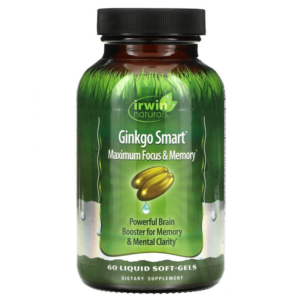   (Iherb) Irwin Naturals, Ginkgo Smart,    , 60      -     , -, 