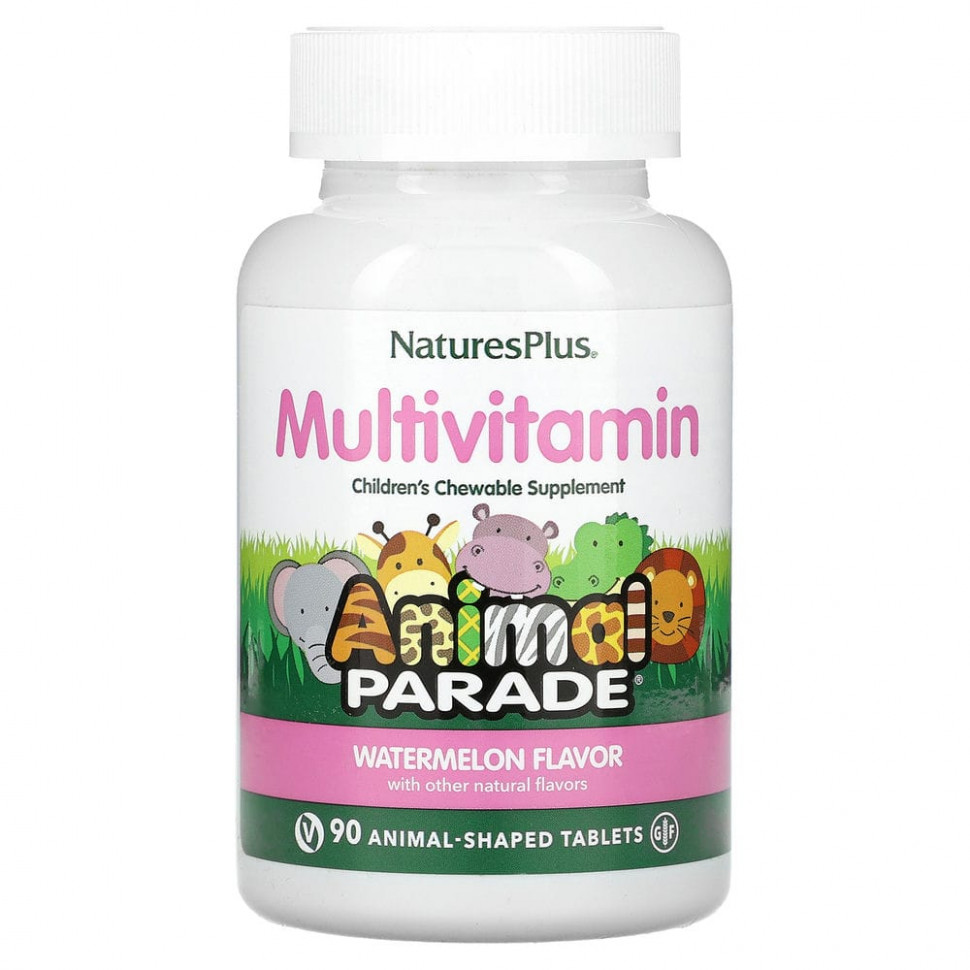 ���� ������ (Iherb) NaturesPlus, �������������� ��� �����, Animal Parade, �����, 90 �������� � ����� ��������, ������ �� 2600 ���