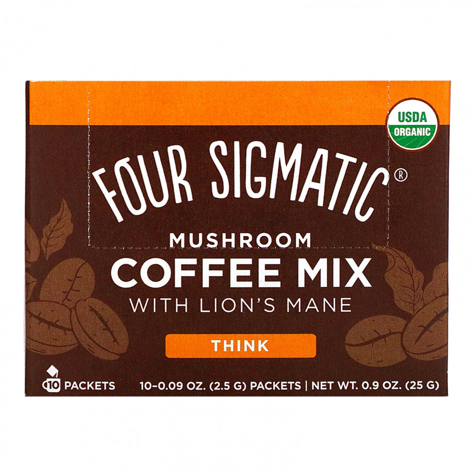   (Iherb) Four Sigmatic, Think,     , 10   2,5  (0,09 )    -     , -, 