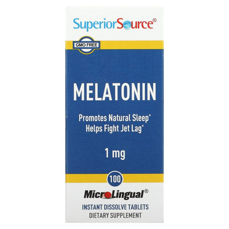 ���� ������ (Iherb) Superior Source, ���������, 1 ��, 100 ����������������� �������� MicroLingual, ������ �� 1190 ���