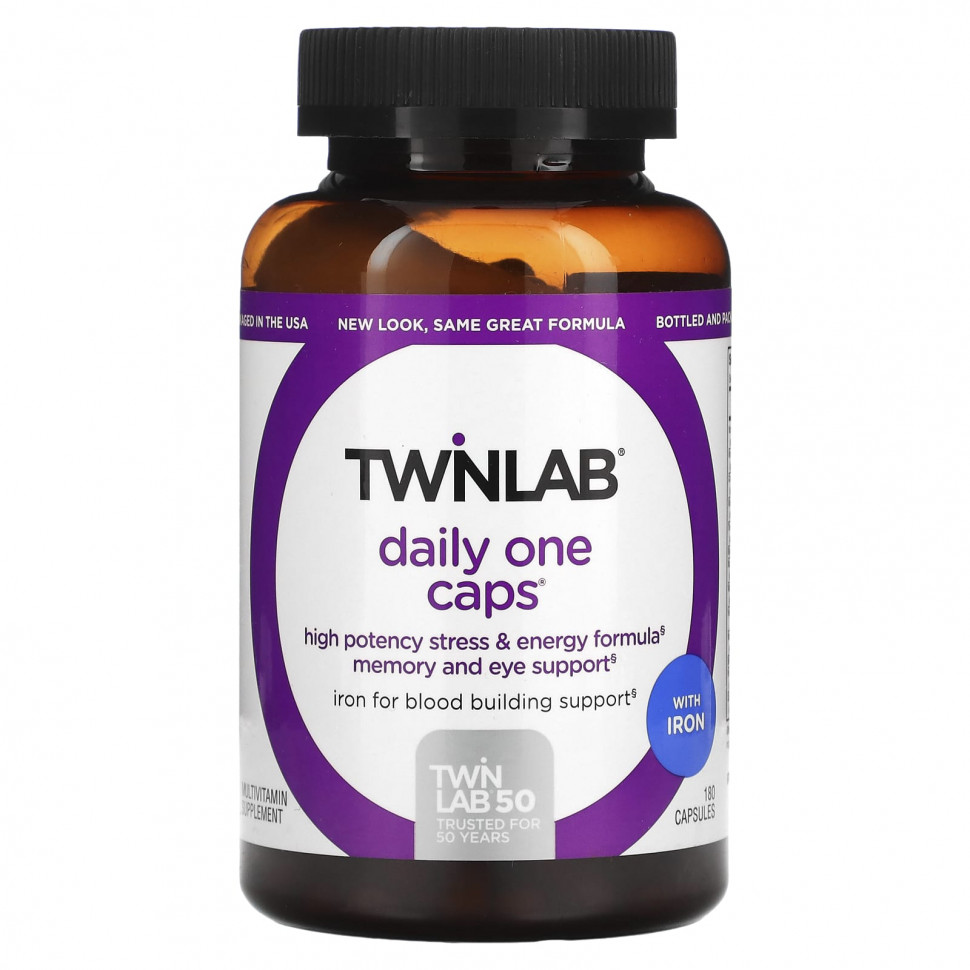   (Iherb) Twinlab, Daily One Caps,  , 180     -     , -, 