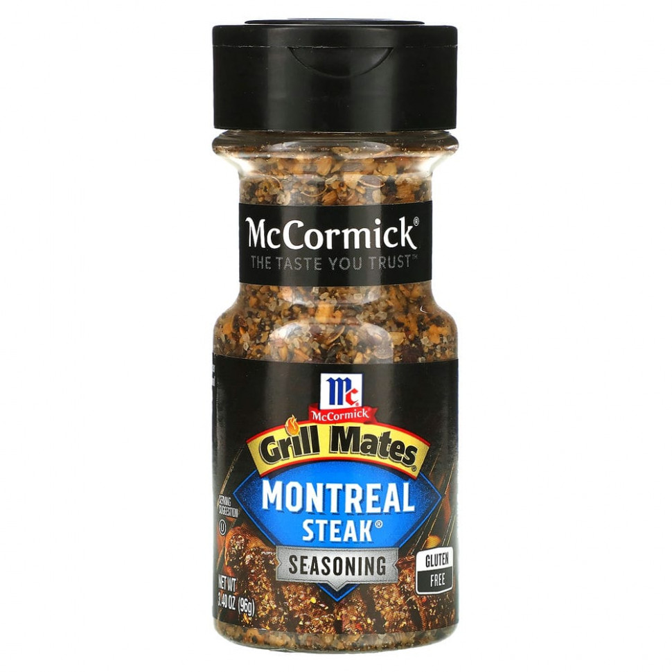   (Iherb) McCormick Grill Mates, Montreal Steak Seasoning , 3.4 oz (96 g)    -     , -, 