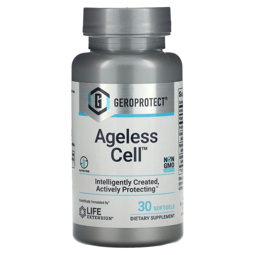 ���� ������ (Iherb) Life Extension, GEROPROTECT Ageless Cell, �������� ������ �������� ��������� �������, 30 ������, ������ �� 4510 ���