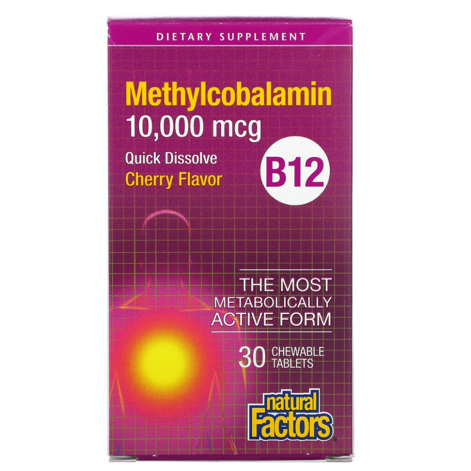   (Iherb) Natural Factors, B12 , , 10 000 , 30      -     , -, 