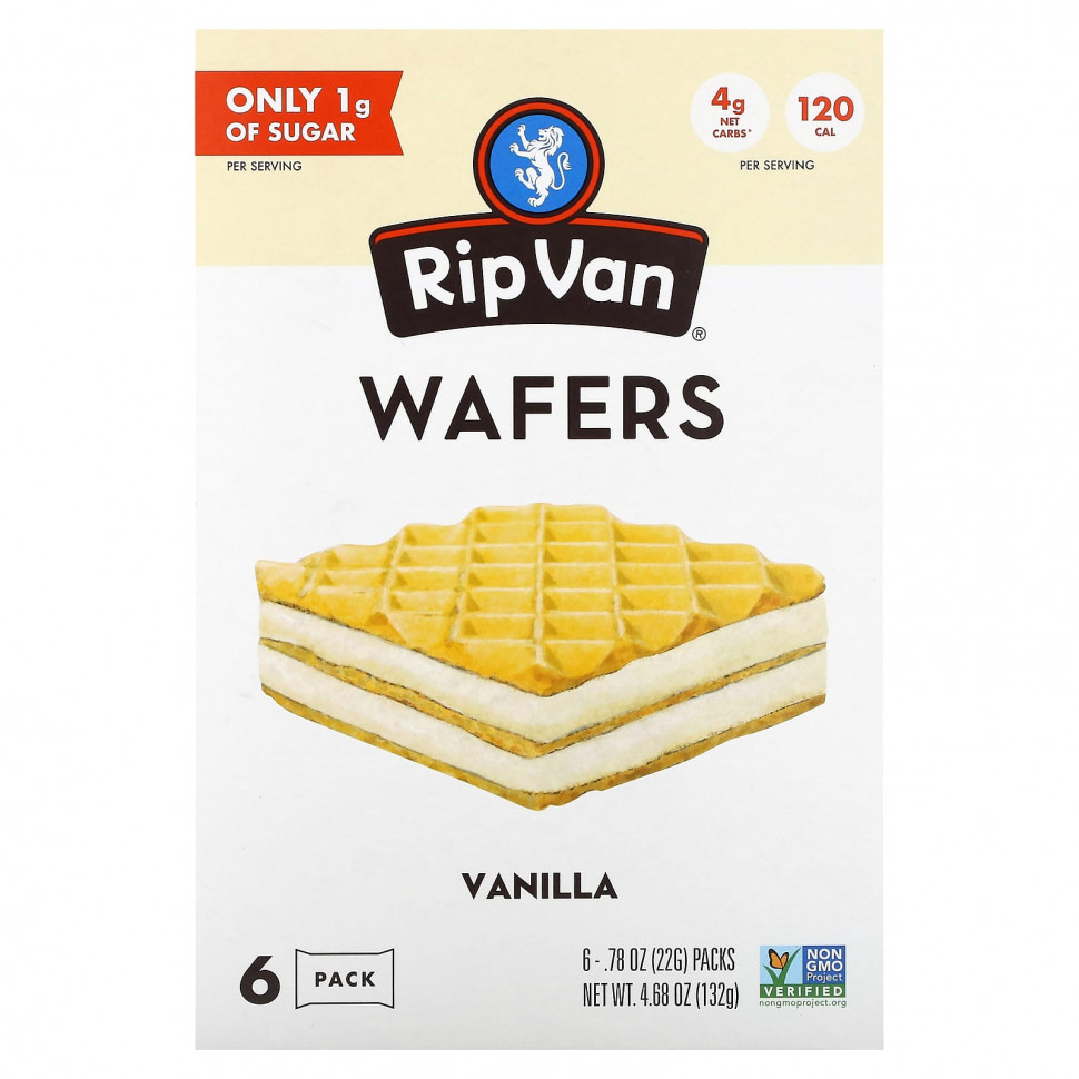   (Iherb) Rip Van Wafels, , 6   22  (0,78 )    -     , -, 