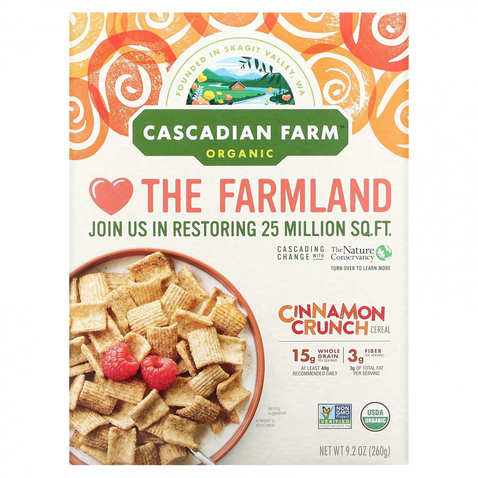   (Iherb) Cascadian Farm,    , 260  (9,2 )    -     , -, 