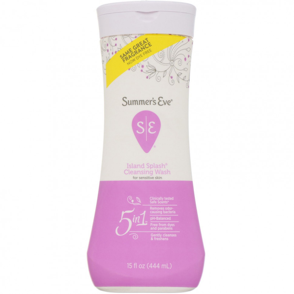 ���� ������ (Iherb) Summer's Eve, ��������� �������� 5 in 1, Island Splash, 444 ��, ������ �� 1860 ���