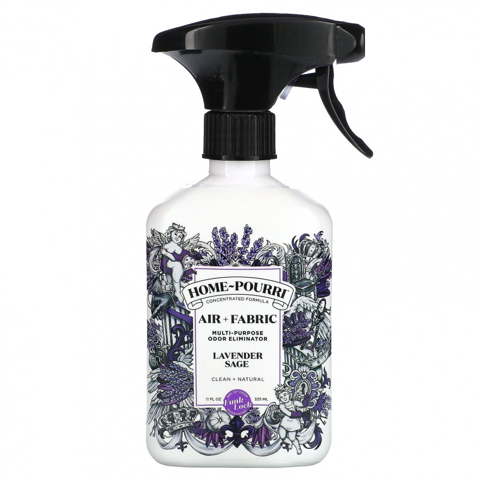 ���� ������ (Iherb) Poo-Pourri, Home-Pourri, Air + Fabric, ������������� �������� ��� ���������� ������, ������� � ������, 325 �� (11 ����. �����), ������ �� 2170 ���