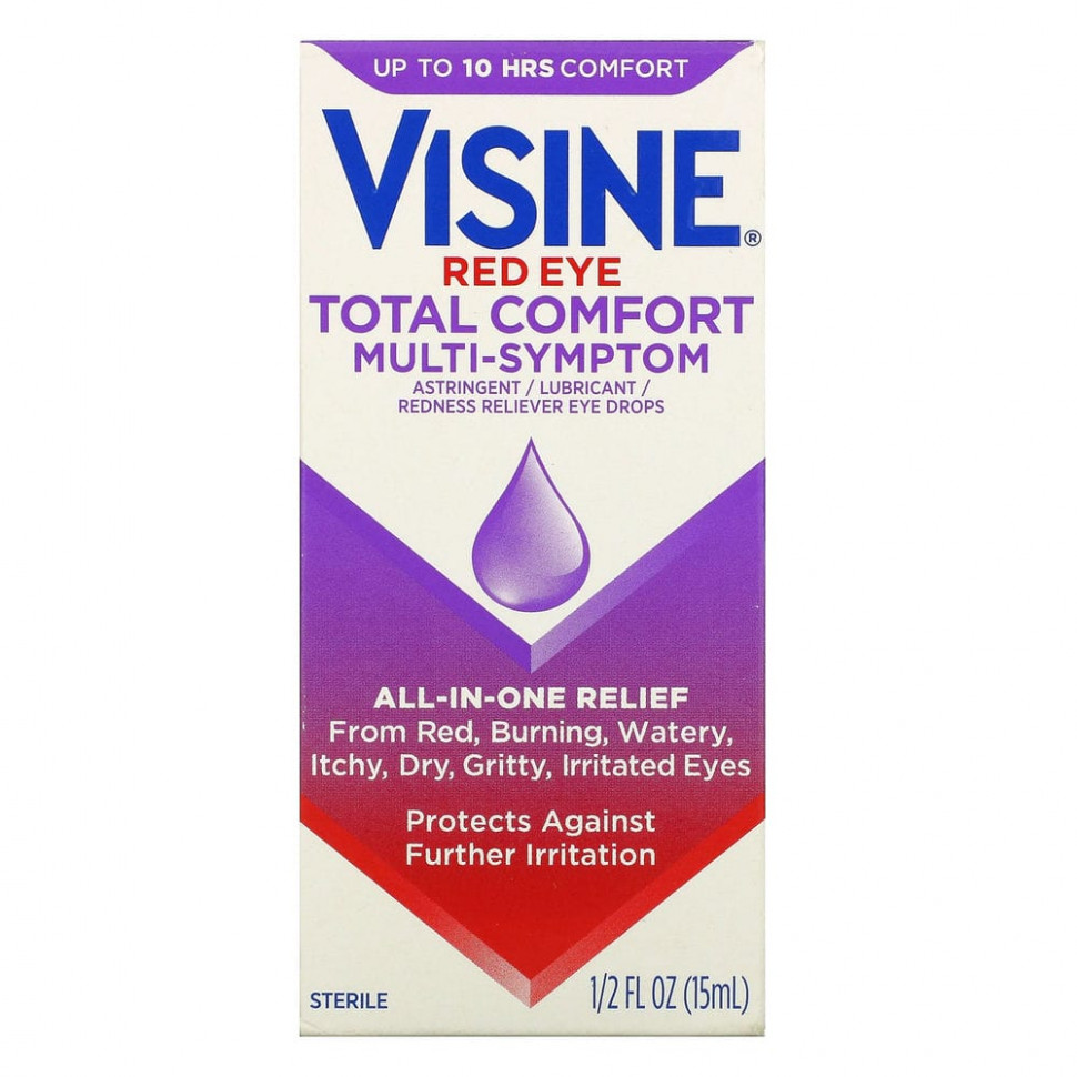 ���� ������ (Iherb) Visine, Red Eye, ������� ����� ������������� ��������, 15 ��, (1/2 ����. �����), ������ �� 1960 ���