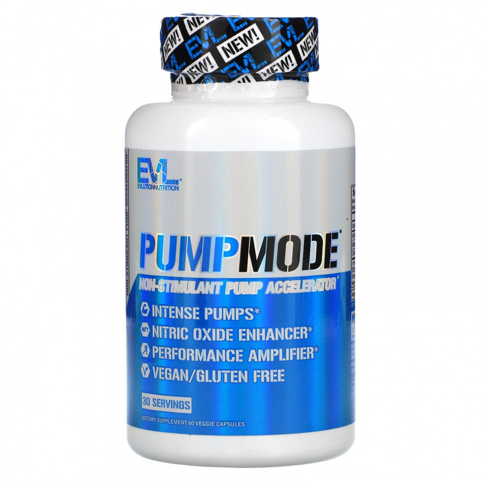 ���� ������ (Iherb) EVLution Nutrition, PumpMode, 60 ������������ ������, ������ �� 2040 ���