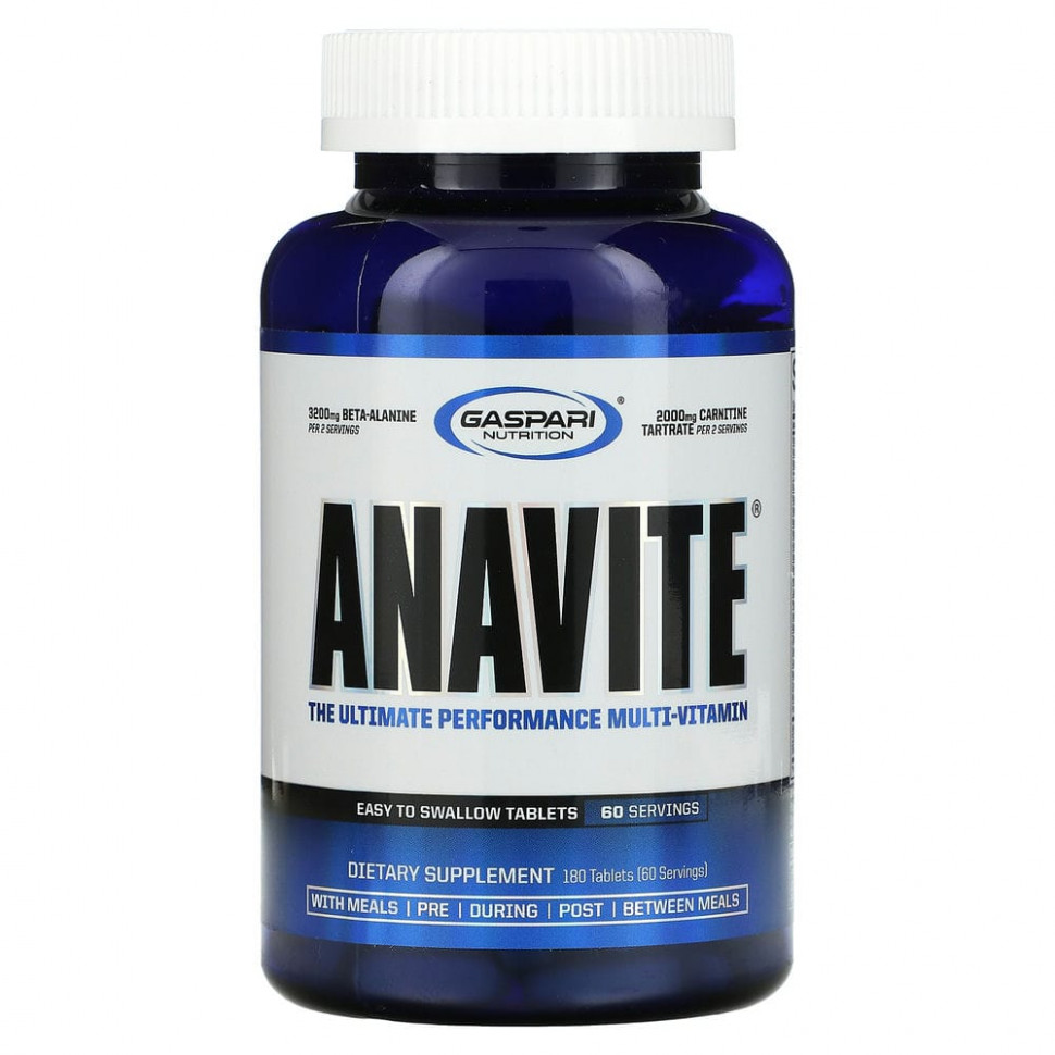   (Iherb) Gaspari Nutrition, ANAVITE,    , 180 ,   5860 