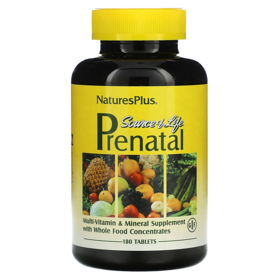 ���� ������ (Iherb) NaturesPlus, Source of Life, ��� ����������, 180 ��������, ������ �� 5910 ���