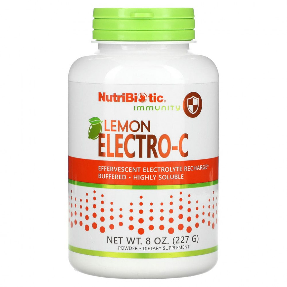   (Iherb) NutriBiotic, Immunity, Lemon Electro-C, 227  (8 )    -     , -, 