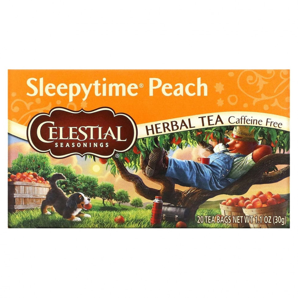 ���� ������ (Iherb) Celestial Seasonings, Sleepytime, �������� ���, ��� �������, ������, 20 ������ ���������, 29 � (1,0 �����), ������ �� 1000 ���