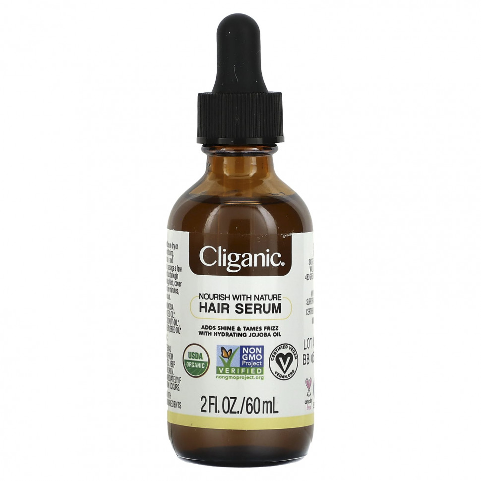 ���� ������ (Iherb) Cliganic, 100% ����������� ��������� ��� �����, 60 �� (2 ����. �����), ������ �� 2380 ���