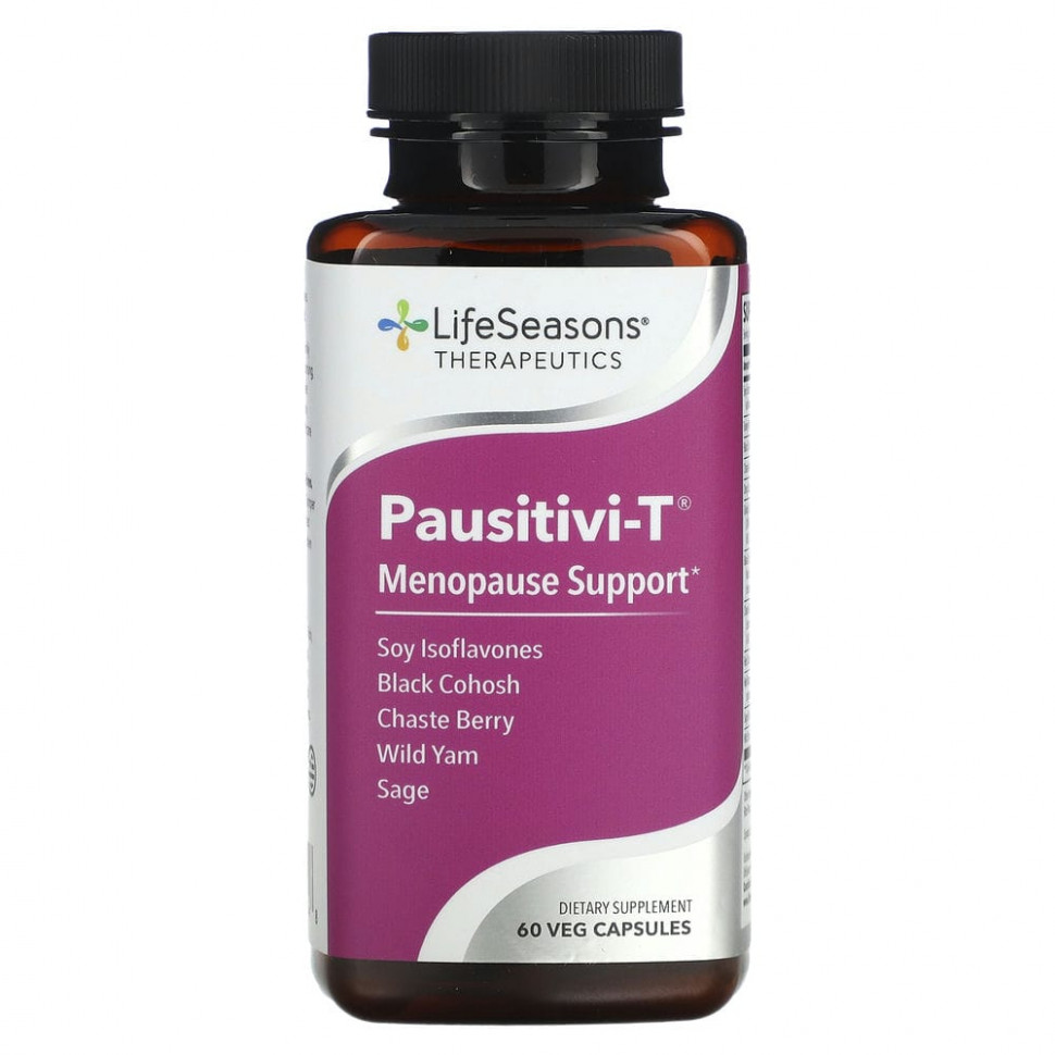 ���� ������ (Iherb) LifeSeasons, Pausitivi-T, ��������� ���������, 60 �������������� ������, ������ �� 5030 ���