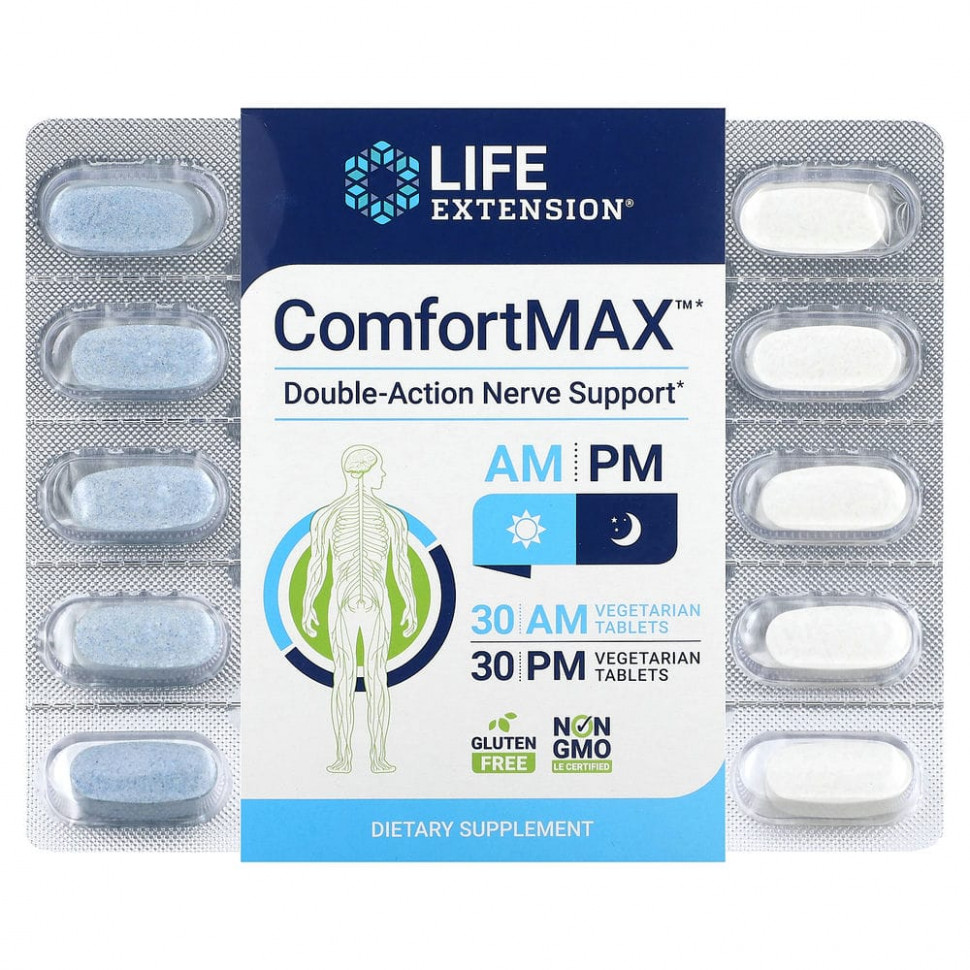 ���� ������ (Iherb) Life Extension, ComfortMAX, ��������� ������� ������� �������� ��������, ��� ������ ����� � �������, 60 �������������� ��������, ������ �� 5740 ���